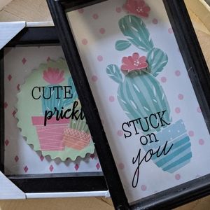 Cute cactus frames